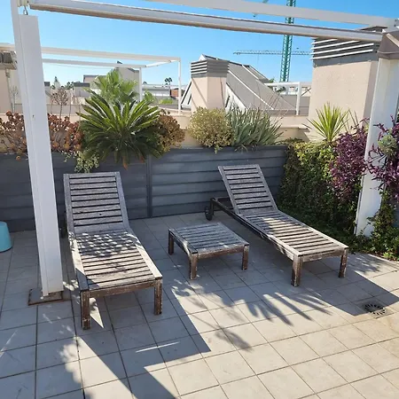 Apartamento Costa Blanca Mit Privater Dachterrasse - 5 Gehminuten Zur Kueste *